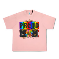 Salmon proud mom with sunflower Urban Heavy Tee - AdoDesignShop