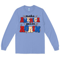 Colony Blue make america great again Long Sleeve Tee - MaliasSmallBusiness