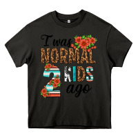Asphalt i was normal two kids ago Heavy Core Tee - texasbilliewilder