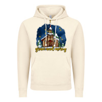 Vintage Artic Christmas church and snow grace and mercy Vintage Hoodie - AdoDesignShop