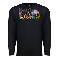 Black Blessed Teacher Premium Sweatshirt - Bettercallsaul