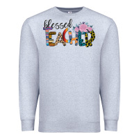 Heather Grey Blessed Teacher Premium Sweatshirt - Bettercallsaul