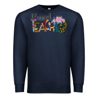 Navy Blessed Teacher Premium Sweatshirt - Bettercallsaul