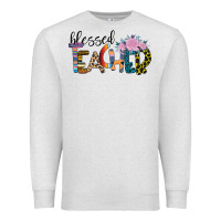 Oatmeal Heather Blessed Teacher Premium Sweatshirt - Bettercallsaul