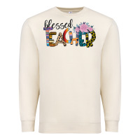 Sandshell Blessed Teacher Premium Sweatshirt - Bettercallsaul