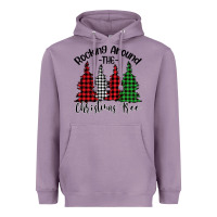 Lavender Rockin' Around The Christmas Tree Heavyweight Hoodie - Bettercallsaul