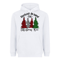 White Rockin' Around The Christmas Tree Heavyweight Hoodie - Bettercallsaul