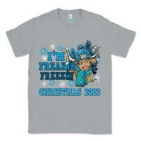 Heather Grey i'm freakin freezin christmas 2023 Classic Tee - NancyCooperArtShop