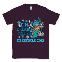 Plum i'm freakin freezin christmas 2023 Classic Tee - NancyCooperArtShop