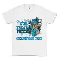 White i'm freakin freezin christmas 2023 Classic Tee - NancyCooperArtShop