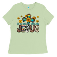 Matcha let me tell you about my jesus Ladies Tee - Zillion Design Studio