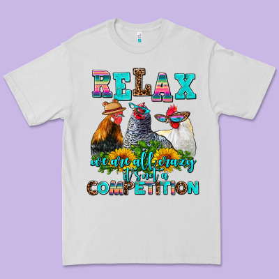 Relax We Are All Crazy  Competition Premium Tee Designed By Adodesignshop