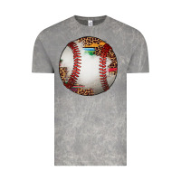 Cloud Rock western baseball leopard serape pattern Vintage Tee - Artiststas