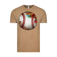 Vintage Coffee western baseball leopard serape pattern Vintage Tee - Artiststas