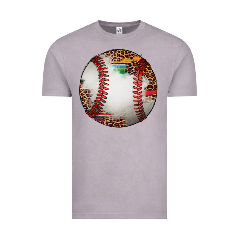 Western Baseball Leopard Serape Pattern Vintage Tee by Artiststas | Teevron