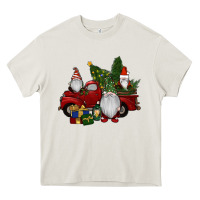 Cream christmas gnomes with truck Heavy Core Tee - RanaPortraitStore