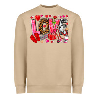 Mushroom valentines day love nurse Heavyweight Sweatshirt - NancyCooperArtShop