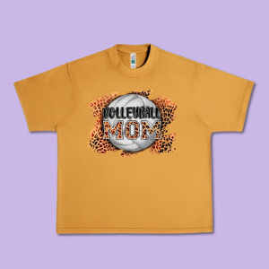 Volleyball Mom Urban Heavy Tee Designed By Adodesignshop