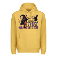 Antique Gold 100% That Witch Black Afro Witch Premium Hoodie - texasbilliewilder