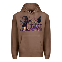 Chestnut 100% That Witch Black Afro Witch Premium Hoodie - texasbilliewilder