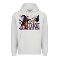 Dove Grey 100% That Witch Black Afro Witch Premium Hoodie - texasbilliewilder