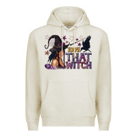 Oatmeal Heather 100% That Witch Black Afro Witch Premium Hoodie - texasbilliewilder