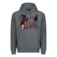 Rock 100% That Witch Black Afro Witch Premium Hoodie - texasbilliewilder