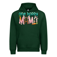 Forest Green One hoppy mama mother's day Urban Hoodie - HowdyJamesFarm