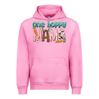 Fuchsia Pink One hoppy mama mother's day Urban Hoodie - HowdyJamesFarm