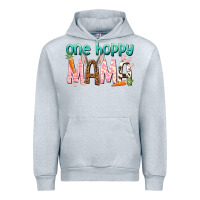 Heather Grey One hoppy mama mother's day Urban Hoodie - HowdyJamesFarm