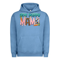 Pigment Pebble Blue One hoppy mama mother's day Urban Hoodie - HowdyJamesFarm