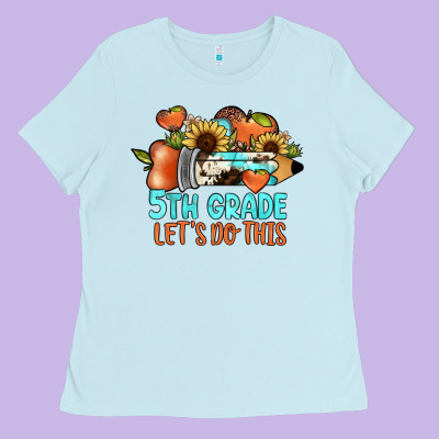 5th Grade Let's Do This Ladies Tee Designed By Jahusdesignshop