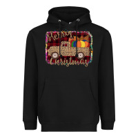 Black Merry Christmas Truck Heavyweight Hoodie - Bettercallsaul
