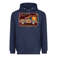 Navy Merry Christmas Truck Heavyweight Hoodie - Bettercallsaul