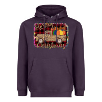 Plum Merry Christmas Truck Heavyweight Hoodie - Bettercallsaul