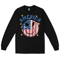 Black America Long Sleeve Tee - MaliasSmallBusiness