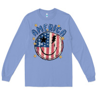 Colony Blue America Long Sleeve Tee - MaliasSmallBusiness