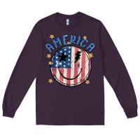 Plum America Long Sleeve Tee - MaliasSmallBusiness