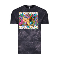Cloud Black easter farm chicken chick rooster daisys butterfly sunflower eggs glit Vintage Tee - Artiststas