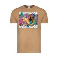 Vintage Camel easter farm chicken chick rooster daisys butterfly sunflower eggs glit Vintage Tee - Artiststas