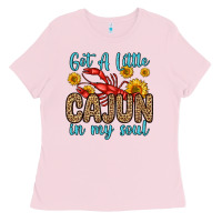 Bubblegum Pink got a little cajun in my soul Ladies Tee - Zillion Design Studio