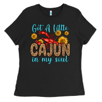 Black got a little cajun in my soul Ladies Tee - Zillion Design Studio