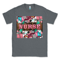 Charcoal Heather Nurse Classic Tee - LillyAllenDesigns
