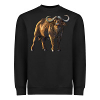 Black Buffalo Heavyweight Sweatshirt - LillyAllenDesigns