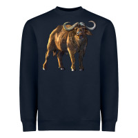 Navy Buffalo Heavyweight Sweatshirt - LillyAllenDesigns