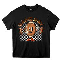 Black game day football Heavy Core Tee - BarkalooDesign