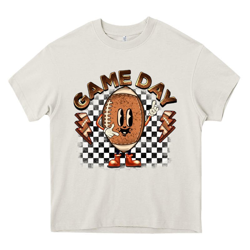 Game Day Football Heavy Core Tee by BarkalooDesign | Teevron