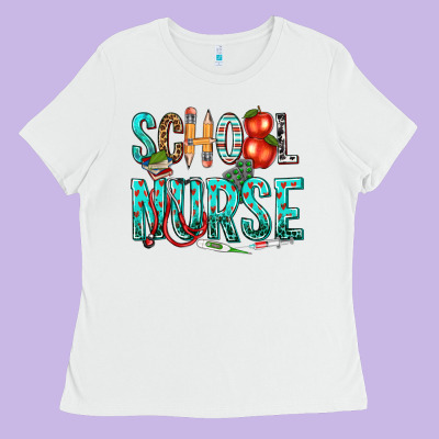 School Nurse Ladies Tee Designed By Texasbilliewilder