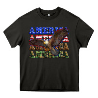 Asphalt america america america america Heavy Core Tee - Zillion Design Studio
