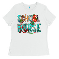 White school nurse Ladies Tee - texasbilliewilder